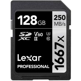 Lexar Cartão Memória Professional 1667x Sd Class 3 128gb One Size Black