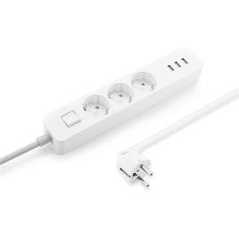 Extensão Elétrica Xiaomi Mi Power Strip - 3AC | 3USB - Branco