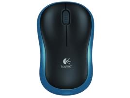 Rato LOGITECH M185 (Wireless - Casual - 1000dpi - Azul)
