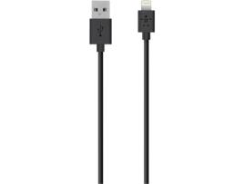 Cabo Lightning BELKIN 1m Preto