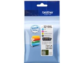 Pack 4 Tinteiros BROTHER LC3219 XL Preto e Cores (LC3219XLVALBP)