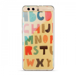 Capa traseira Huawei TPU P10 Letter Pattern