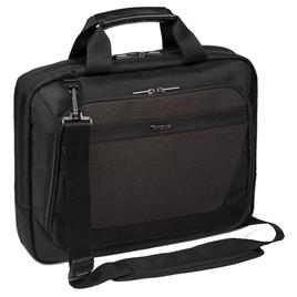 TARGUS Mala para Portátil CitySmart Slimline, 14”, Pele PU, Preto e Cinzento