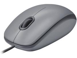 Rato LOGITECH M110 Silent (Cabo USB - Casual - 1000 dpi - Cinzento)