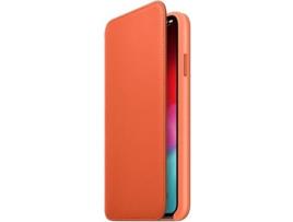 Capa APPLE iPhone XS Max Leather Laranja