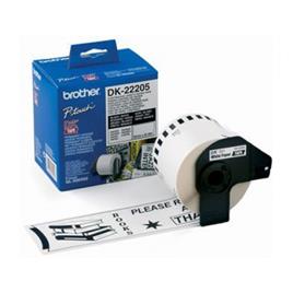 Etiqueta Brother DK-22205 Continua Branco 62mmX30.48m