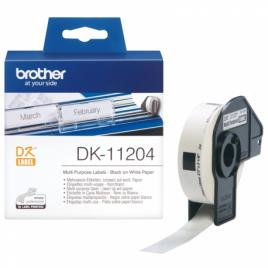 Etiqueta Brother Dk 11204 17x54mm 400 Un
