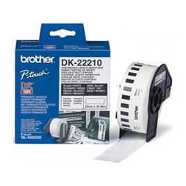 Etiqueta Brother DK-22210 Continua Branco 29mmX30.48m