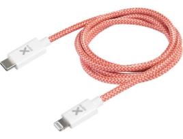 Cabo   CX027 (USB-C - Lightning - 1 m - Laranja)