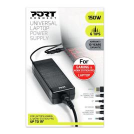 Carregador de Portátil Universal, 150 W, Preto