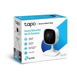 TP-LINK Câmara de Vigilância Tapo C100, Wi-Fi, 1080pHD, Visão Noturna, Branco e Preto