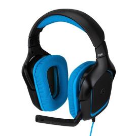 Auriculares com microfone para Vídeojogos  981-000537 USB (3.5 mm) Preto Azul