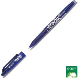 PILOT Esferográfica de Tinta de Gel FriXion Ball, Ponta Média de 0,7 mm, Corpo Azul com Pega, Tinta Azul