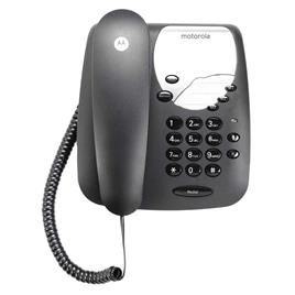 Telefone Ct1001, com Fio, Preto