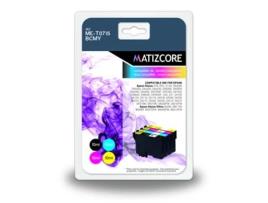 Pack 4 Tinteiros MATIZCORE Epson T0715 (MET0715PK4C/M/Y)