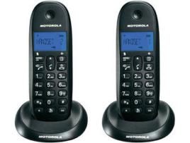 Telefone sem Fios C1002LB Duo, Preto