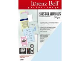 Cartolina Bristol LORENZ BELL LB2607 (250 g - 50 folhas - Azul)