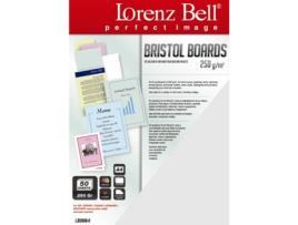 Cartolina Bristol LORENZ BELL LB2608 (250 g - 50 folhas - Cinza)