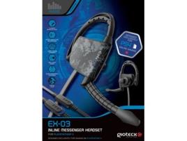 Auricular Gaming GIOTECK EX-03 Inline Messenger