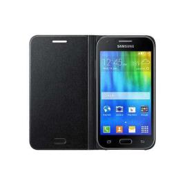 Capa Samsung Flip Wallet Cover Para Galaxy J1 Preto