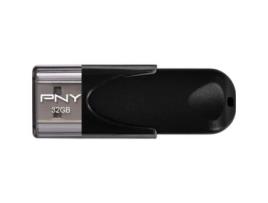 Pen USB PNY 32GB Attaché 4 USB2.0 - Preto