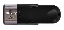 Pen Usb 2.0 Pny 32gb Attache4 Preto