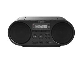 Rádio Boombox CD SONY Zs-Ps50 (Preto - Digital - AM/FM  - Bateria)