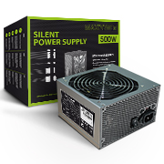 FA ATX MAXPOWER 500W PEAK 12CM COR SILVER FILTRO CE EMC