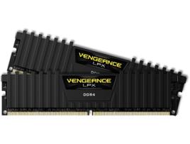 Memória RAM DDR4  Vengeance (2 x 8 GB - 2400 MHz - CL 13 - Preto)