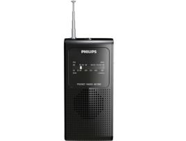 Rádio PHILIPS AE1500/00 (Preto - Analógico - AM/FM - Pilhas)