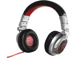 Auricular c/ Fio Rimix Urban Revolt Grey / Red