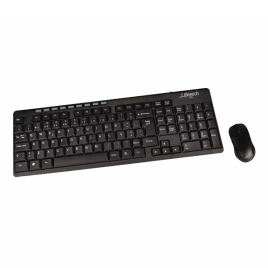 Conjunto Teclado e Rato Basic Multimedia, com Fios, Preto