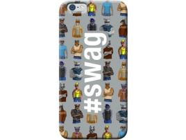 Capa iPhone 6, 6s, 7, 8 BENJAMINS Insta #Swag Multicor