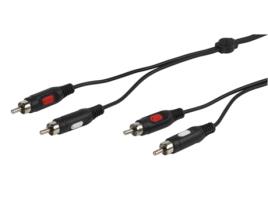 Cabo Vídeo  2Rca - 2Rca 2.5M