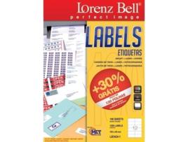 Etiquetas LORENZ BELL LB3424 (105 x 48mm - 130 folhas)