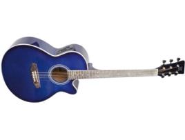Guitarra Eletro-Acústica  QGA-41CE Azul (22 Trastes - Corpo: Madeira de Abeto e Tília)