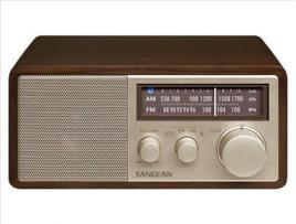 Rádio SANGEAN WR-11BT (Nogueira - Analógico - AM/FM - Bateria)