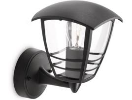 Candeeiro Exterior de Parede PHILIPS Creek Up Preto