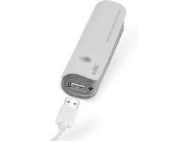 Powerbank SBS TEBB3000SELW (3000 mAh - 1 USB - 1 Micro-USB - Branco)