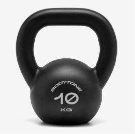 Black Kettlebell 10kg Preto - Acessório Treino  MKP tamanho 10