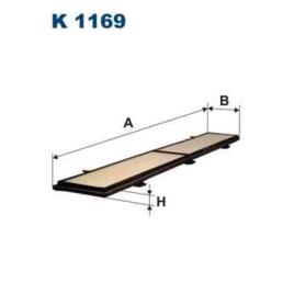 Filtro de habitáculo filtron k1169