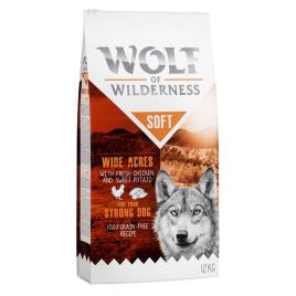 Wolf of Wilderness Soft Wide Acres com frango - 12 kg