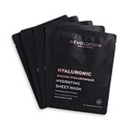 Revolution Skincare Biodegradable Hydrating Hyaluronic Acid Sheet Mask (5 Pack)