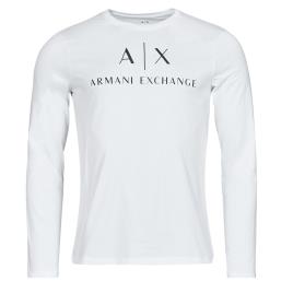 Armani Exchange  T-shirt mangas compridas 8NZTCH  Branco Disponível em tamanho para homem. XXL,S.Homem > Roupas > T-shirt mangas compridas