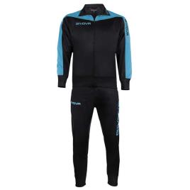 Givova Traje De Treino Roma 5 Years Black / Light Blue