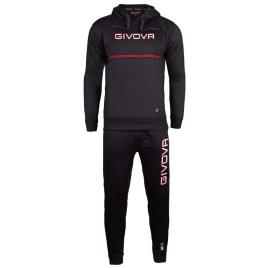 Givova Traje De Treino 106 10-12 Months Black / Black