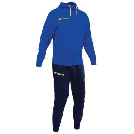 Givova Traje De Treino King Cotone Terry Poker 10-12 Months Light Blue/ Blue
