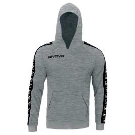 Givova Capuz Terry Band 10-12 Months Grey