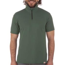 Iq-company Zip Up Shirt Man Uv Pro L Green