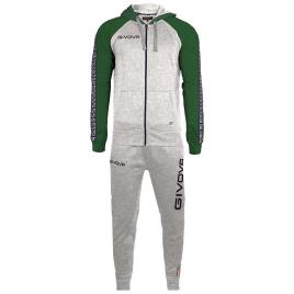 Givova Chándal 103 3XL Light Melange Grey / Green